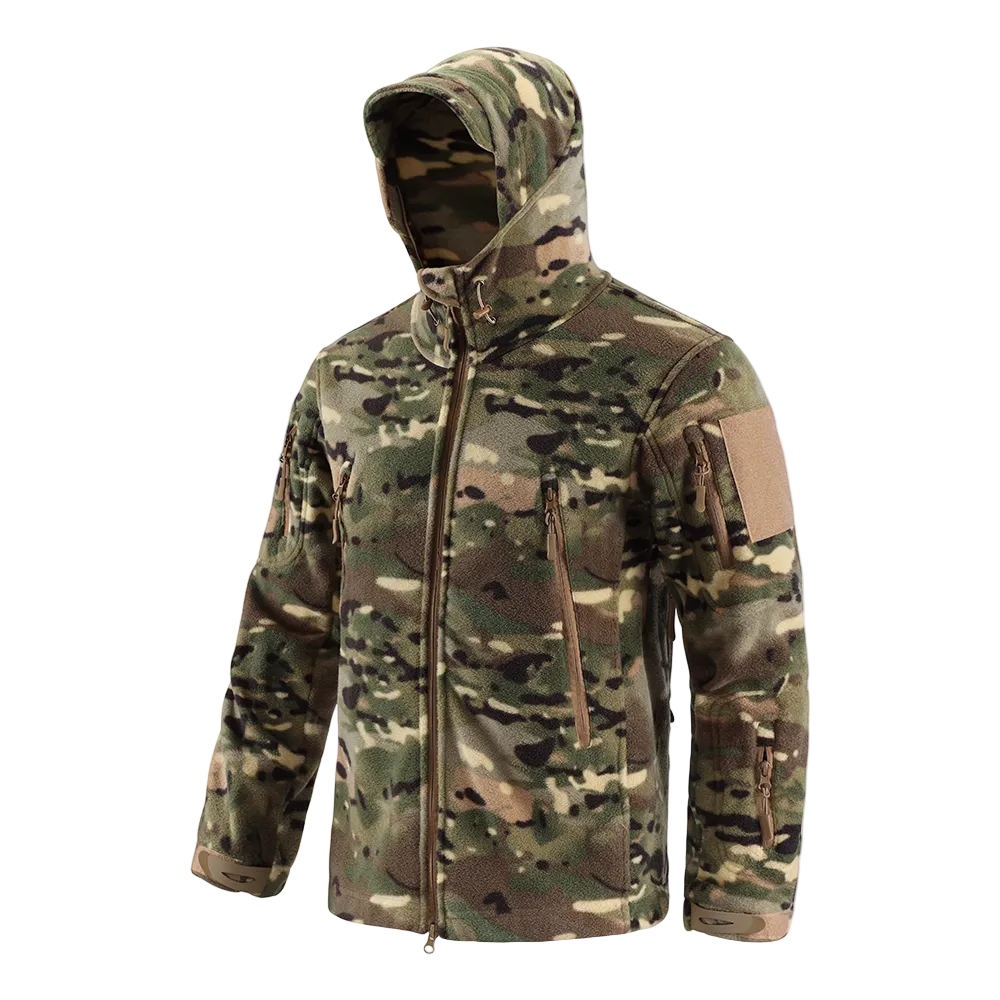 Chaqueta táctica polar hombre para frío extremo
