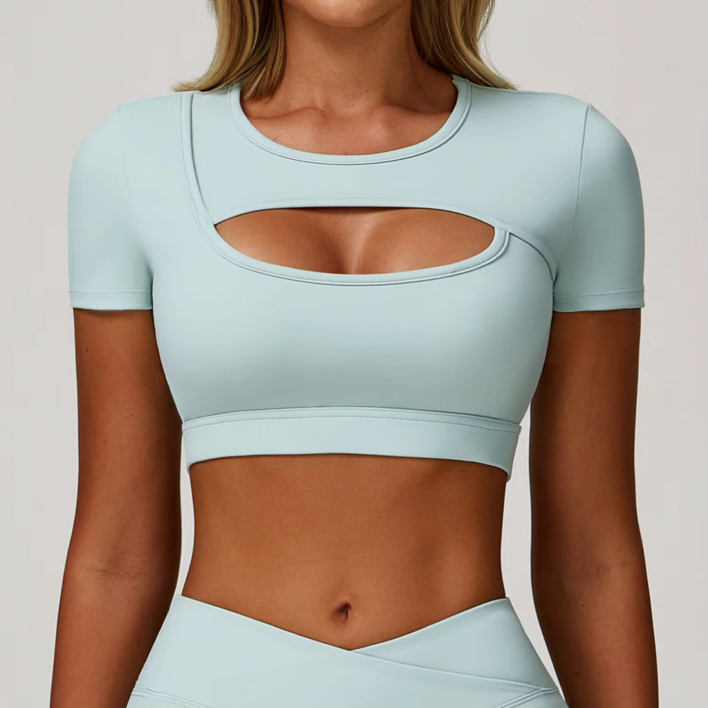 Conjunto gym mujer cómodo y transpirable
