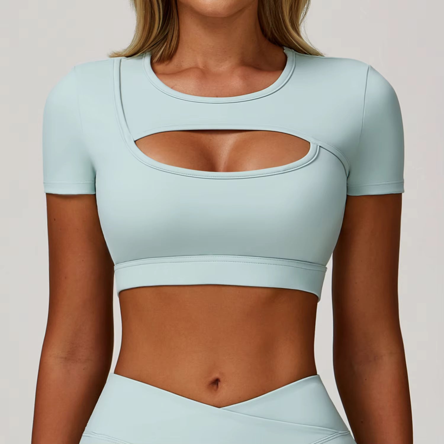 Conjunto gym mujer cómodo y transpirable
