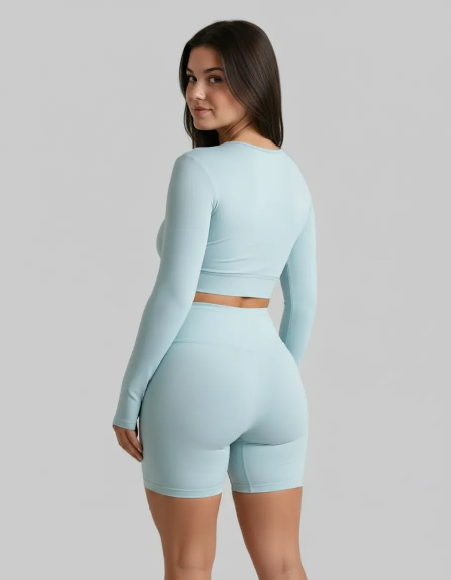 Conjunto fitness mujer para gym yoga y pilates
