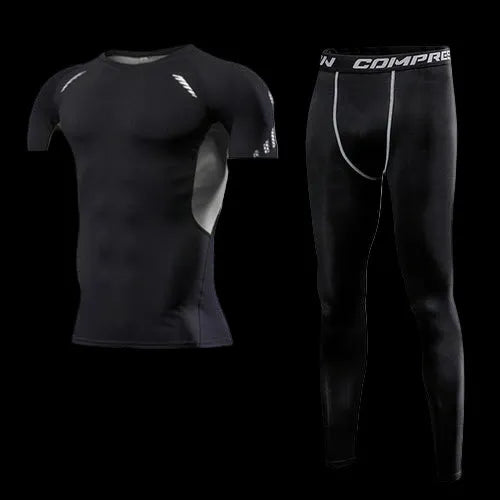 Set fitness hombre ropa deportiva para running y gimnasio
