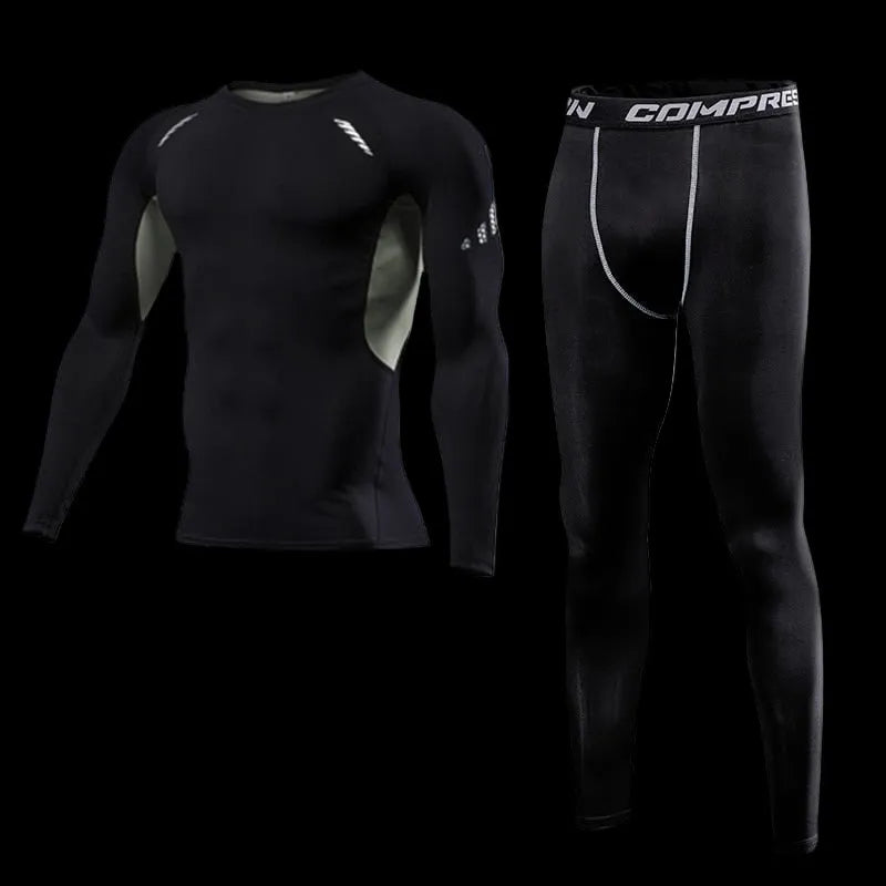 Set fitness hombre ropa deportiva para running y gimnasio

