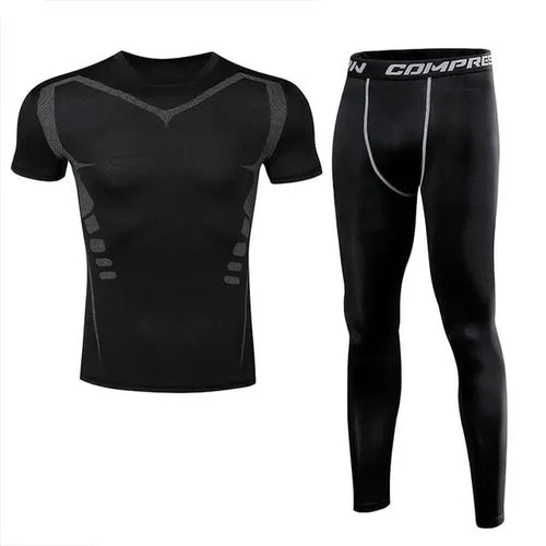 Set fitness hombre ropa deportiva para running y gimnasio
