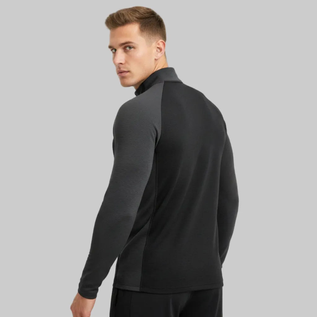 Sudadera ProFit hombre 1/4 zip alto rendimiento MOVEON
