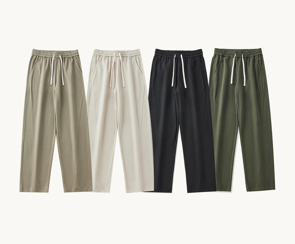 Pantalones jogger hombre anchos para entrenamiento
