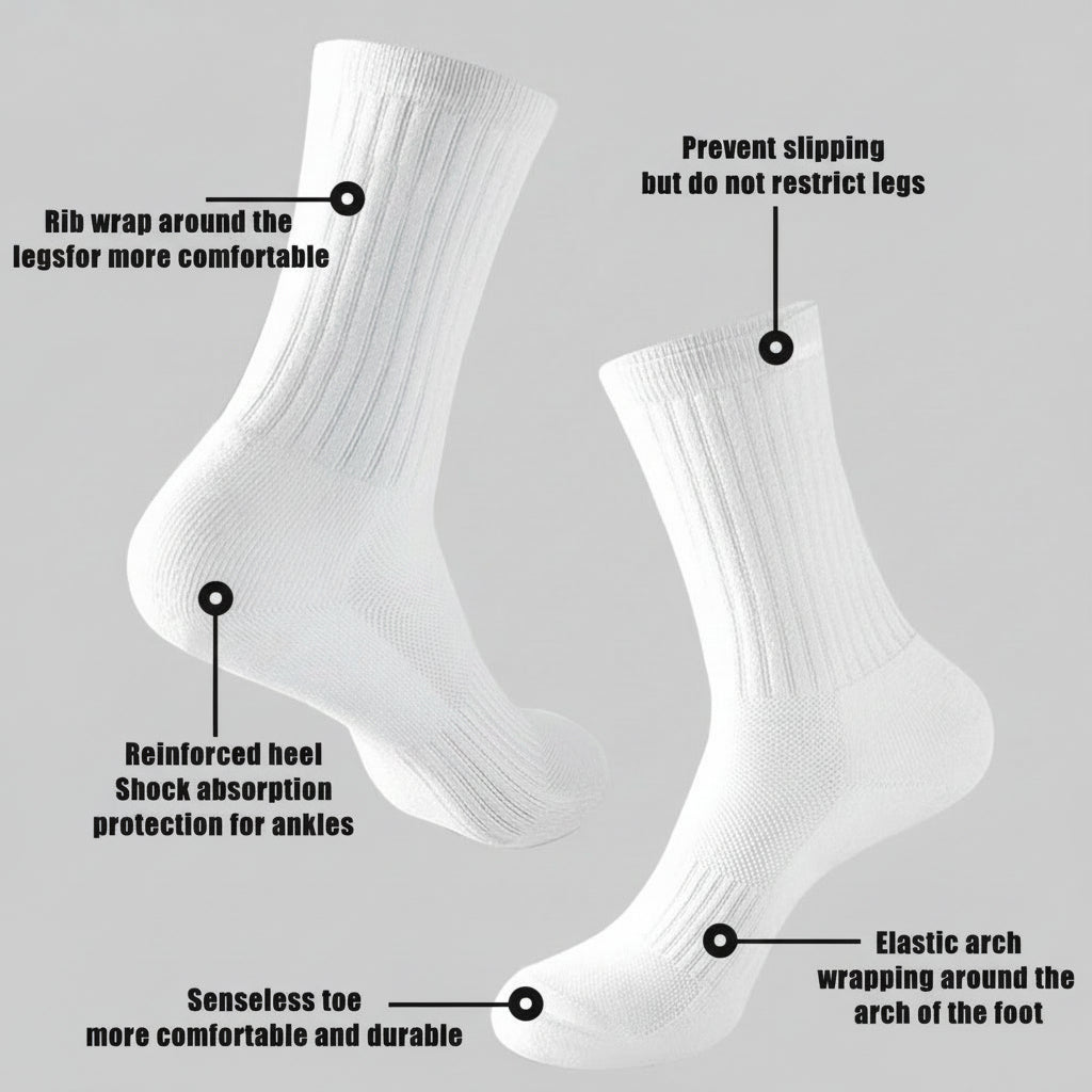 Calcetines fitness transpirables para entrenamiento
