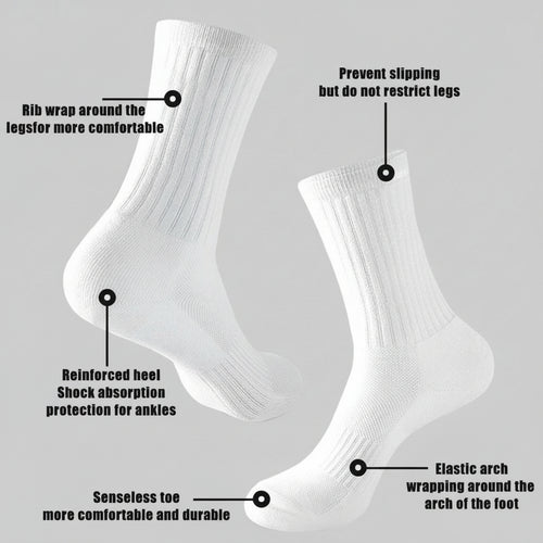 Calcetines fitness transpirables para entrenamiento
