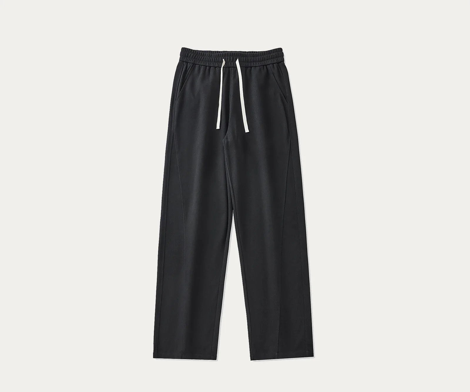 Pantalones jogger hombre anchos negros
