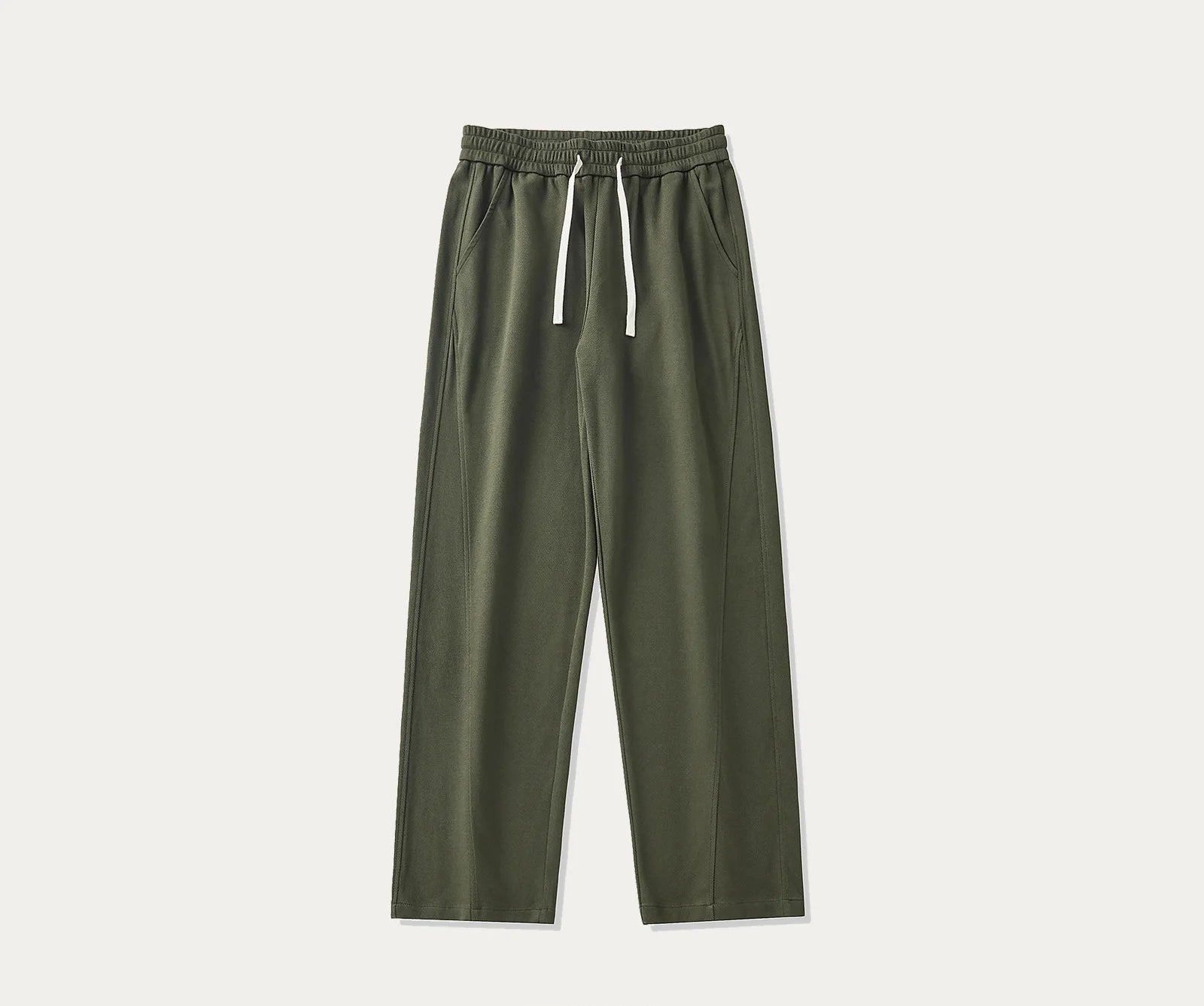Pantalones jogger hombre anchos verdes
